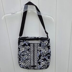 Vera Bradley Change It Up CROSSBODY Purse FLORAL MICROFIBER Clutch Handbag Tote